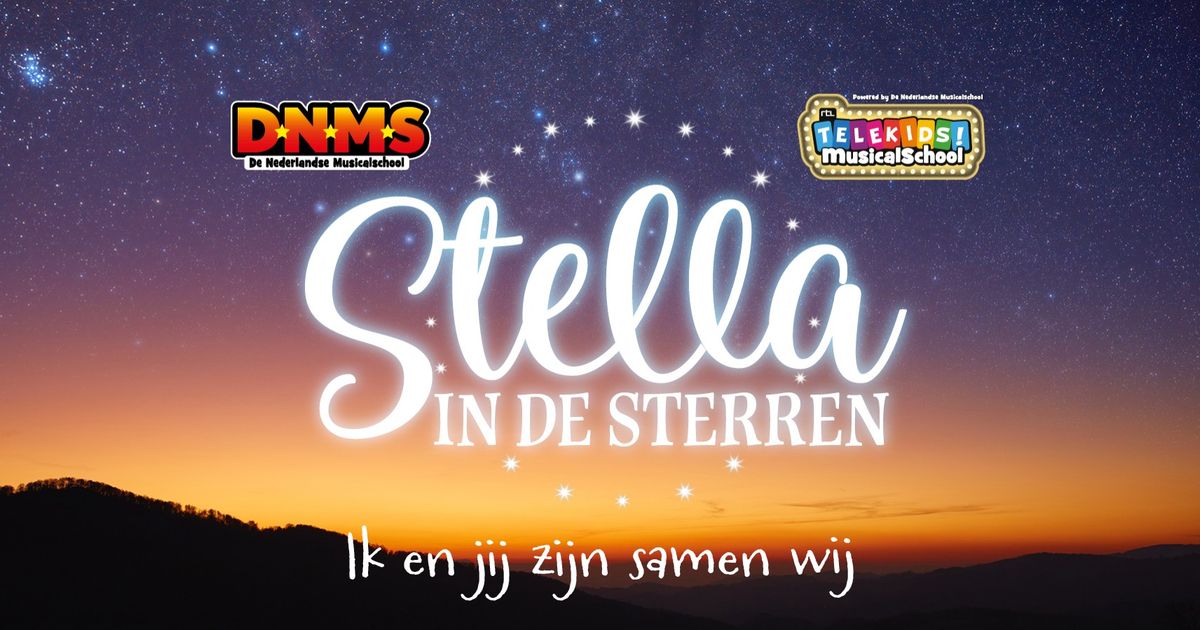 Stella in de Sterren (4+) — Stella in de sterren is een muzikale reis vol fantasie, vriendschap en moed. Over anders zijn, je plek vinden en durven stralen.