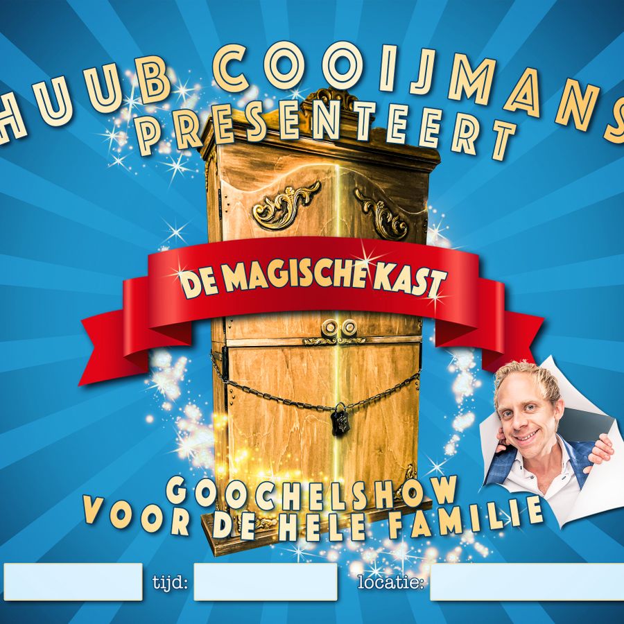 De magische kast - 15 maart 2026 in AGORA Lelystad