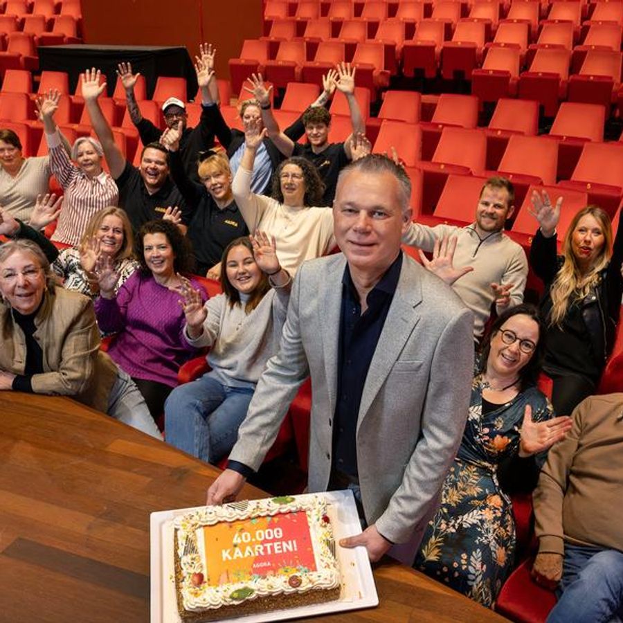 AGORA viert de verkoop van 40.000 kaarten