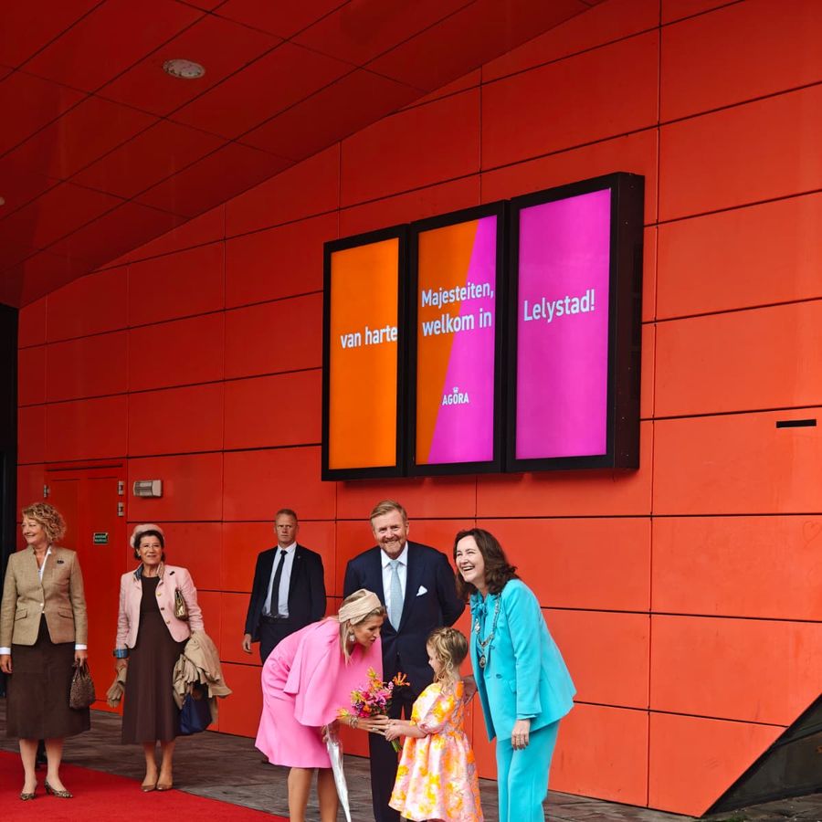 Koninklijk bezoek in AGORA Lelystad